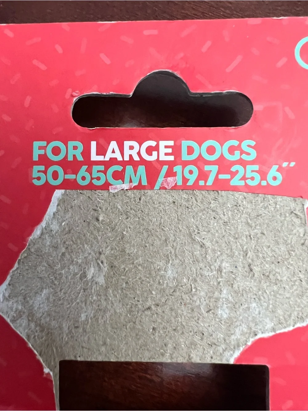 Fuzzy Yard Red Adjustable Dog Collar - Large